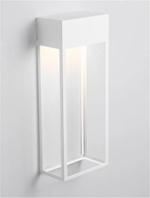 Aplica LED iluminat ambiental perete exterior IP65 MOBY alb