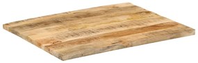 Blat de masa, 25-27 mm, 80x60 cm, lemn masiv de mango