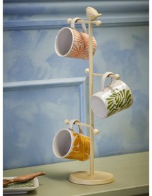 Cești 3 buc. pentru cappuccino din gresie 205 ml Fauni – Bloomingville