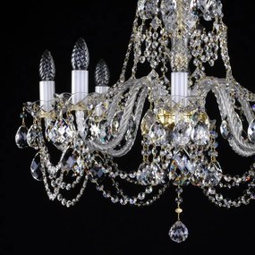 Candelabru Cristal Bohemia Exclusive 8 brate, diam. 66cm Donatela VIII CE