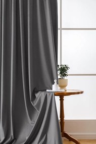 Draperie din catifea opaca Culoare gri deschis, VELVET 140x250 cm