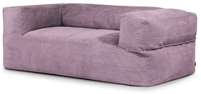 Fotoliu bean bag mov cu tapițerie din catifea reiată Sofa MooG – SLOWDOWN