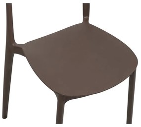 Scaun de grădină maro din plastic Biá – Bonami Essentials