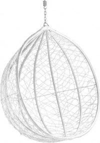 Scaun suspendat alb KOKON fara suport