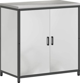 vidaXL Depozitare pentru bucătărie Argintiu 60 x 50 x 92 cm Oțel