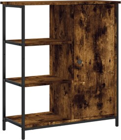 vidaXL Servantă, stejar fumuriu, 70x30x80 cm, lemn prelucrat