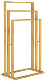 Deuba Suport pentru prosoape din bambus 40x24x82 cm