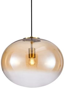 Lustră pe cablu CAMPANIA 1xE27/60W/230V auriu