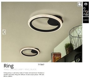 Plafoniera LED design modern circular Ring 42cm