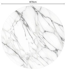 Blat masa Kailo aspect marmura 70x70x2.5 cm