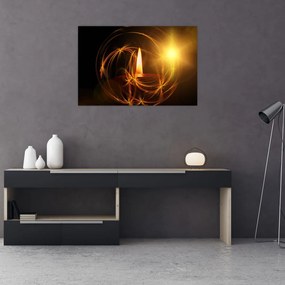 Tablou cu lumânare (90x60 cm)