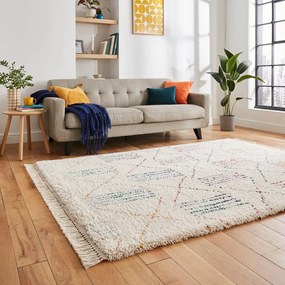 Covor bej 170x120 cm Boho - Think Rugs