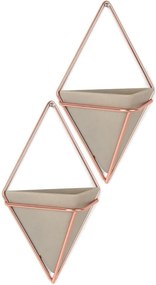 Set 2 ghivece suspendate din ceramică Umbra Trigg