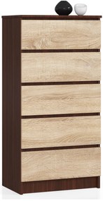 Comodă Kadir TYP3 (wenge + stejar sonoma). 1069046