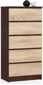 Comodă Kadir TYP3 (wenge + stejar sonoma). 1069046