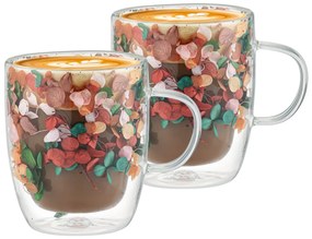 4Home Pahare termice Bloom  Hot&Cool 400 ml, 2 buc.
