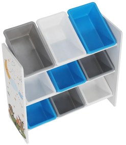 Organizator   raft pentru jucarii, multicolor   model, DARLING TIP 3