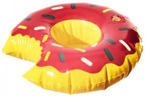 Suport pentru bauturi gonflabil DONUT rosu
