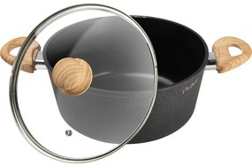 Lamart LT1247 cratiță cu capac Natur, diametru 24cm, 24 cm