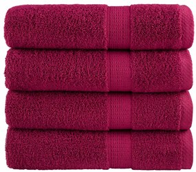 vidaXL Prosoape de duș premium SOLUND 4 buc 70x140cm 600 gsm
