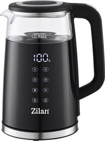 Fierbator electric Zilan ZLN7859 Negru, ecran digital, putere 2200W, panou de comanda tactil