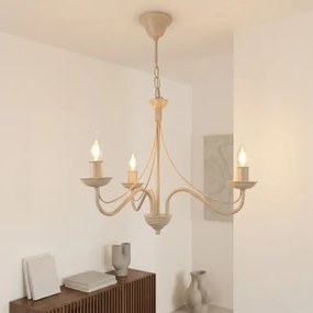 Candelabru pe lanț ANTON 3xE14/60W/230V bej