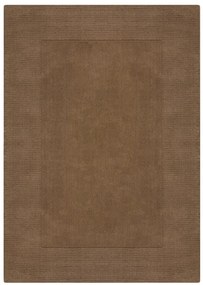 Covor Textured Border Brown, Flair Rugs, 120x170 cm, lana, maro