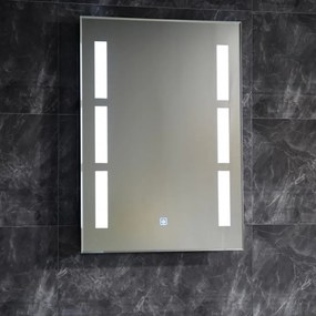 Oglinda cu iluminare si dezaburire Inter Ceramic ECA 50x70 cm dreptunghiulara