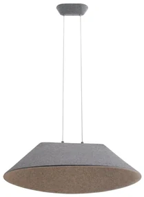 Lustra LED suspendata moderna ACOUSTIC gri