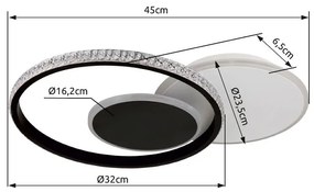 Plafoniera LED design slim PERLIX