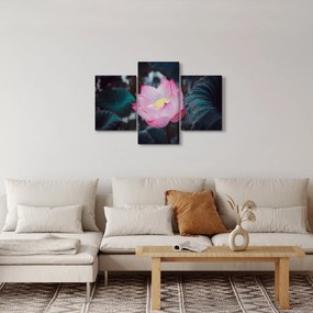 Tablou cu floare roz (90x60 cm)
