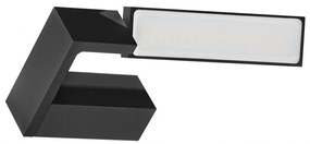 Aplica LED cu spot directionabil pentru baie IP44 Dalen 4000K neagra