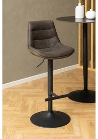 Scaun de bar verde închis cu înălțime ajustabilă (înălțime șezut 86 cm) Adisa – Actona