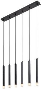 Lustra suspendata stil minimalist Ramira 6L negru