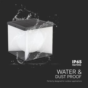 LED lampă solară de perete 8W 3,7V IP65 3000K