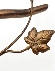 Lustră aplicată ROZETA, 5xE14/40W/230V, bronz