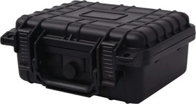 vidaXL Valiză de protecție echipamente, 27x24,6x12,4 cm, negru