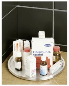 Platou rotativ din oțel din oțel inoxidabil Wenko Turn Uno, ø 26,5 cm