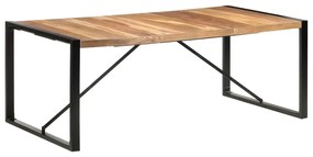 vidaXL Masă de bucătărie, 200x100x75 cm, lemn masiv