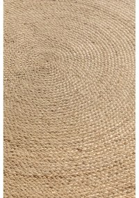 Covor în culoare naturală reversibil rotund din iută ø 200 cm Braided Ivory – Hanse Home