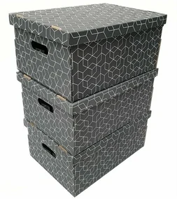 Compactor Set 3 cutii de carton, 52 x 29 x 20 cm