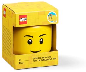 Cutie de depozitare în formă de figurină LEGO® Boy, 10,5 x 10,6 x 12 cm