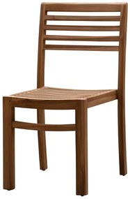 Scaun dining stivuibil maro din lemn de tec Tirama