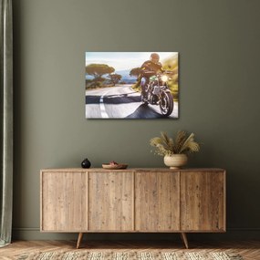 Tablou - Motociclist (70x50 cm)