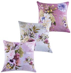 Set de 3 fețe pernuțe WHISPER, 45 x 45 cm