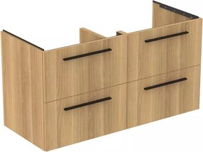 Dulap baza suspendat Ideal Standard i.life B finisaj stejar natural 4 sertare 120 cm