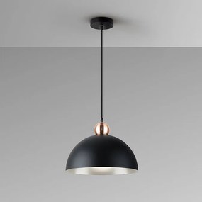 Lustra stil industrial metal negru/ cupru Polo