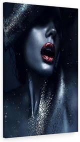 Tablou canvas Blue Cristal 120x80 cm