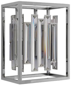 Aplica de perete ACADIA Endon 81932, 1xE14/40W/230V, crom lucios