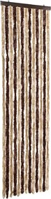 vidaXL Perdea pentru insecte, bej și maro deschis, 56x200 cm, Chenille